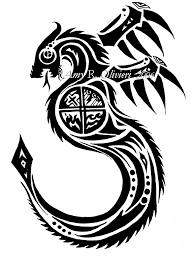 See more ideas about tattoos, shark tattoos, ocean tattoos. Tribal Dragon Tattoo By Thewolvencanineclan On Deviantart