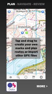 memory map ordnance survey maps and marine charts on the app