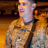 Cadet Efrain Colon, from the University of Puerto Rico,