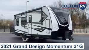 Grand design momentum g class 21g. Quick Look 2021 Grand Design Momentum G Class 21g Toy Hauler Travel Trailer Youtube
