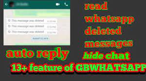 Anyone can use this app easily. How To Read Deleted Messages In Whatsap Gbwhatsapp All Feature Of Gbwhatsapp In English à¤¹ à¤¦ à¤® Youtube