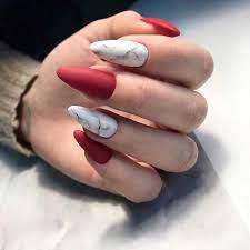 Pin By Alisia On Dizajn Nogtej Trendy Nails Red Nails Glitter Nails Acrylic