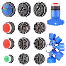 If it's not a regular size aerator, use a dime. 12 Pieces Faucet Aerator For Cache Aerators And 5 Pieces Cache Faucet Aerator Key Removal Wrenches Cache Aerators Shopee Thailand