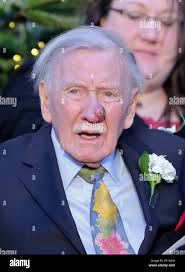 Close up head shots of Leslie Philips