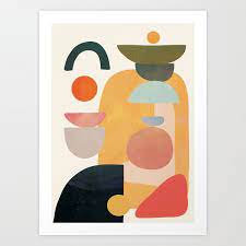 Abstract art emerged at the turn of the 20th century and focused on exploring color and form, so let's try and answer what abstract art is? Modern Abstract Art 70 Art Print By Cityart7 Society6