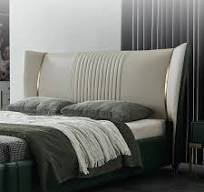 Conjunto de Cama de Couro Mobiliário de Quarto Conjunto ...