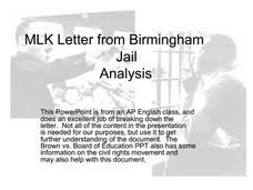 On april 12, 1963 king was arrested for breaking an alabama injunction against demonstrationsin birmingham. Letters From A Birmingham Jail Lesson Plans Worksheets