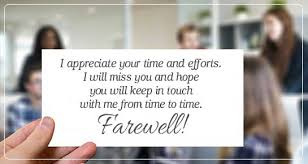 Bidding goodbye to someone close to heart is a difficult job. Farewell Messages Best Farewell Wishes 143 Greetings