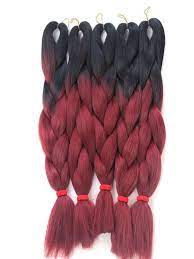 2 Tone Jumbo Braids Crochet Box Braids Ombre Crochet Braids Braid In Hair Extensions