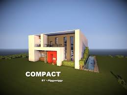 Modern house plans feature lots of glass, steel and concrete. Compact A Modern House Minecraft Map