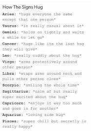 Zodiac Signs How The Signs Hug Zodiac Signs Leo Zodiac Signs Gemini Zodiac Star Signs