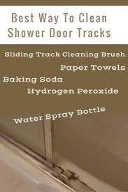 Best Way To Clean Shower Door Tracks Clean Shower Doors Shower Door Track Shower Doors