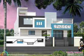 Home floor plan single floor home front design. Indian Home Design Single Floor