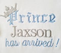 4.6 out of 5 stars. The Prince Has Arrived Embroidered Baby Outfit Boys Clothing Clothing Bgc Sedahotels Com