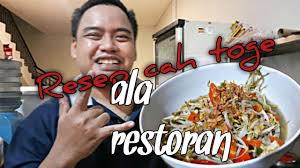 Hal ini karena akan jauh lebih nikmat dan pastinya lebih menyehatkan. Resep Cah Tauge Ala Restoran Youtube