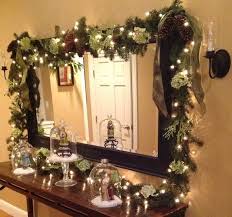 Hang the wreath over a mirror for a reflective element. 100 Rustic Christmas Decor Ideas That Brings Back The Traditional Festive Vibe In Your Home H Christmas Mirror Christmas Mirror Decorations Rustic Christmas