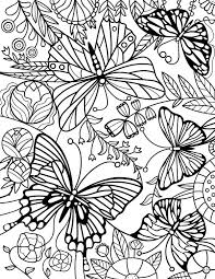 There are lots of sheets for mandalas, animals, and even abstract geometric stuff. Detailed Butterfly Coloring Pages For Adults Novocom Top