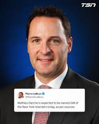 The New York Islanders appear to have found their new GM in Mathieu Darche,  per Pierre LeBrun.