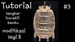 Jika masih ada yang bingung silahkan tulis pada kolom komentar nanti saya. S18 Tutorial Cara Membuat Sangkar Cembung Segi 8 Inovasi Bambu 3 Youtube