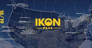 Epic pass mountains map, hd png download. Unlock Winter 19 20 Ikon Pass Prices Announced For Next Season Adding Even More Benefits Snowbrains