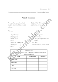 (all work above must be complete before attempting the bonus) you are stuck with a problem. Ph Scale Lab Esl Worksheet By Calux7