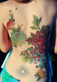 40 Beautiful Chrysanthemum Tattoo Ideas Art And Design Floral Back Tattoos Tattoos Chrysanthemum Tattoo