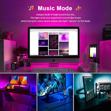 Tasmor Led Ruban Kit De Bande Led Rgb 2 X 5m 32 8 Ft Multicolore Etanche Ip65 Avec Fonction De Chronometrage Telecomm Bande Led Bande De Lumiere Led Plafond