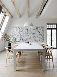 Chicdeco A Modern Loft Apartment In Germany Rustic Dining Furniture Dining Room Inspiration House Interior