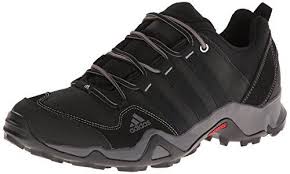 Adidas Outdoor Brushwood Leather Hiking Shoe Men S Black Sharp Grey 10 Adidas Performance Http Www Am Hiking Shoes Mens Camping Shoes Trail Walking Shoes