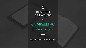 It's easily done by hand, even if you don't consider yourself an artist. 5 Keys To Creating A Compelling Sermon Series