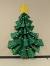 Paper Christmas Tree Door Decoration