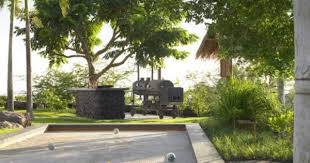 Houzz Tour Island Living Bocce Ball Court Tropical Landscaping Landscape Design