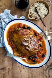 Slow Cooked Lamb Shoulder In Rich Tomato Sauce Slow Cooked Lamb Lamb Slow Cooker Recipes Slow Cooker Lamb