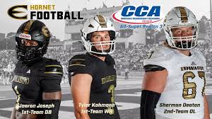 Three Hornets Earn All-Super Region 3 Honors in Football - Emporia State  University Athletics