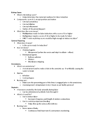 Image result for Bishop Score