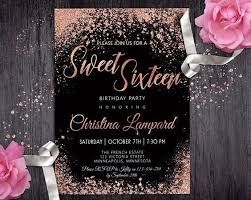 18th Birthday Black And Rose Gold Themed Party Pin By Nisrine On Sweet 16