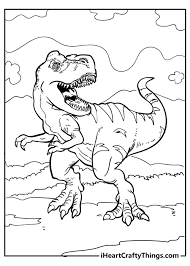 For example triceratops, ankylosaurus, brachiosaurus, brontosaur, pterosaur, corythosaurus, velociraptor, or mammoth on the nice coloring page. Tyrannosaurus Coloring Pages Updated 2021