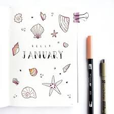 Summer Bullet Journal Cover Page Ideas Heraldeecreates Bullet Journal Themes Bullet Journal Cover Ideas January Bullet Journal