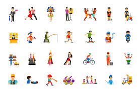 Maybe you would like to learn more about one of these? People Icon Set Englishman Dancers Designer Athletes Housemaid Post Office Fisherman Skateboarder Delivery Man Biker Postal Storage Fashion Model Mechanic Chef Washing Stewardess Delivery Service Ù…ÙˆÙ‚Ø¹ ØªØµÙ…ÙŠÙ…ÙŠ