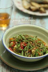 Tumis Kacang Panjang Telur Masin Tumis Sayuran Kacang