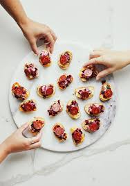 Bouchees De Halloumi Betteraves Chorizo Trois Fois Par Jour Food Savoury Food Vegetable Recipes