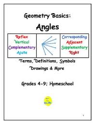 Geometry Basics Angles Math Vocabulary Elementary Math High School Math