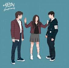 أصبحت محترفة في التجميل فقط بمشاهدة دروس على الأنترنيت. True Beauty Drama Fanart Foto Teman Potret Diri Gadis Korea