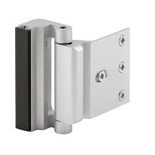 Prime Line Door Reinforcement Lock 3 In Stop Aluminum Construction Satin Nickel Anodized Finish U 10827 The Home Depot Door Reinforcement Door Blocker Security Door Design