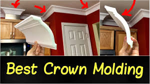 This is a wonderful mdf crown that functions as part of a traditional, craftsman, and especially, a victorian crown molding buildup. Best Crown Molding Cheap Light Flexible Nomastyl Polystyrene Foam Crown Moulding Review Youtube