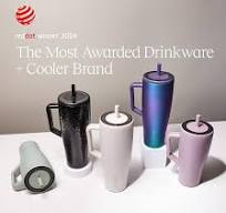Amazon.com: BrüMate Era - Vaso aislado 100 % a prueba de fugas con tapa y  pajilla, hecho de acero inoxidable, base compatible con portavasos y asa,  ...