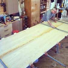 Glue Up Of Massive Table Top Wipemedown Ash Table