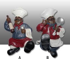 3pc Canister African American Black Chef Kitchen Decor Pin On Chef Decor