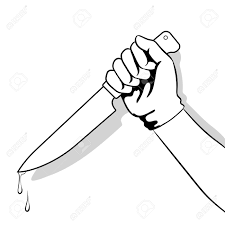 Affordable and search from millions of royalty free images, photos and vectors. Bloody Knife In Hand Coloring Vector Illustration Royalty Free Cliparts Vectors And Stock Illustration Image 102330497