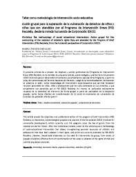 Desde el punto de vista económico todo servicio (cuidado de niños, cortar el pelo, etc.) debería formar parte del pib, pero por convención este no se cuenta cuando lo hace la. Pdf Entrega 2 Taller Experiencia De Intervencion Socio Educativa En Pib Ideco Recoleta Mabel Painen Academia Edu